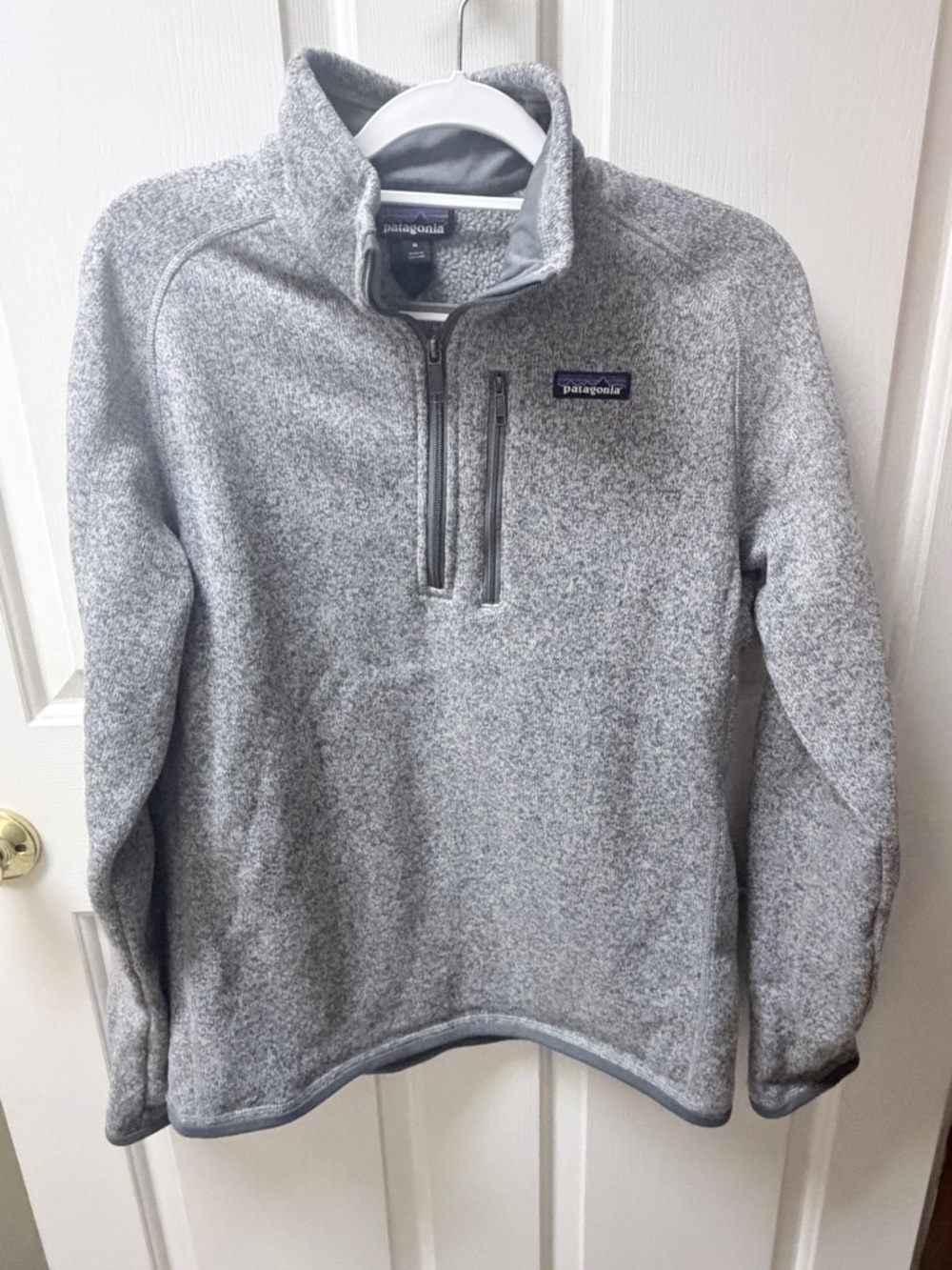 Patagonia Gray Fleece Zip Jacket